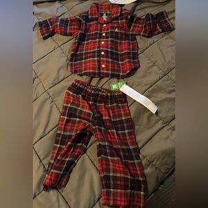 NWT Baby Gap Christmas Flannel Pajamas